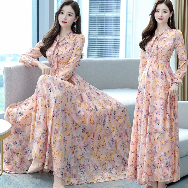 Women High Quality China Tie design Long sleeve 3D Screen Print Long Kurti Bybe Pink 1511