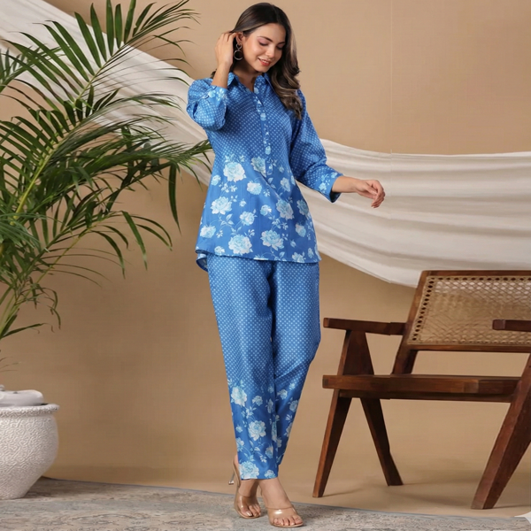 Floral Breeze Co-Ords Set Style comfort 1832